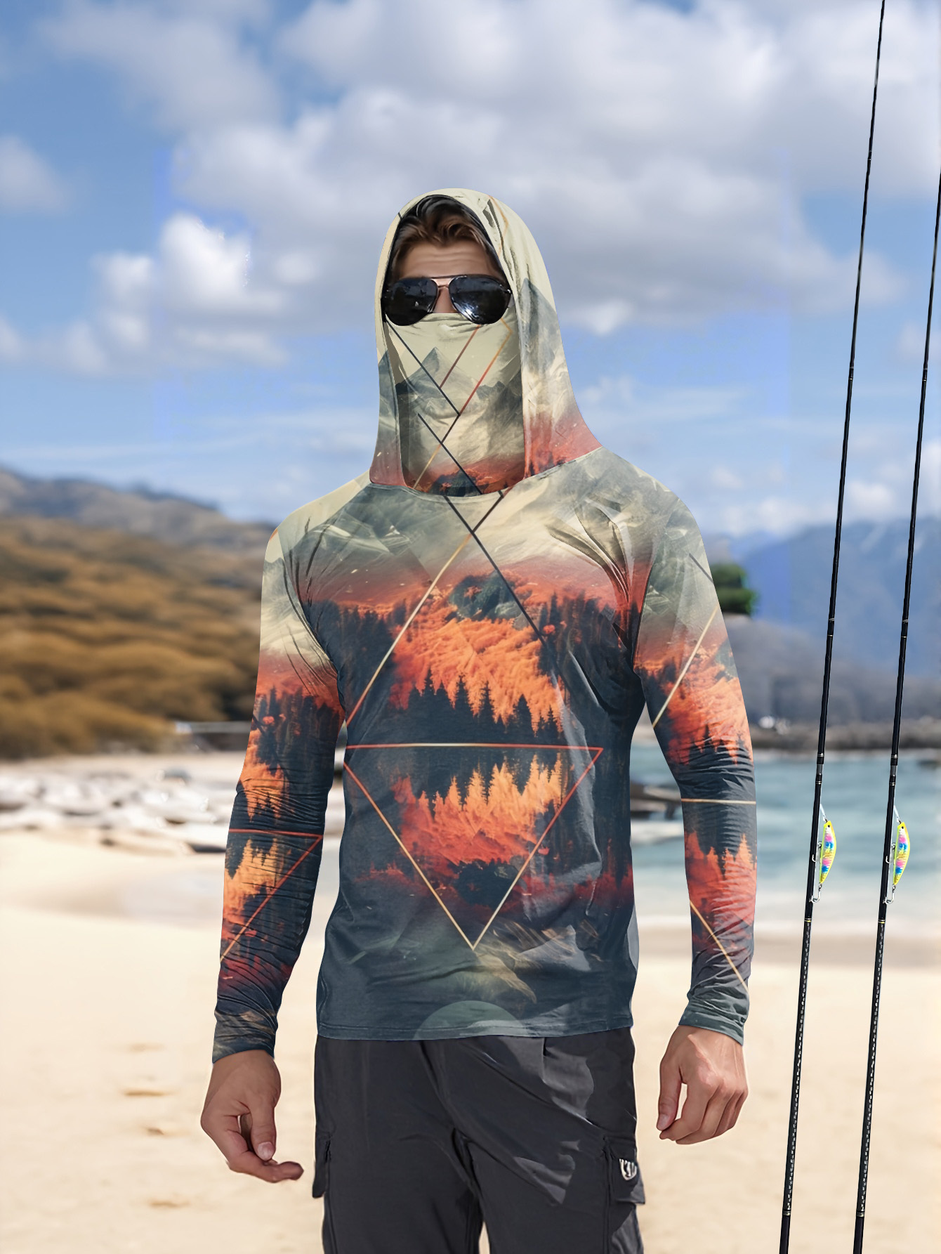 Summer Outdoor Clothing - قميص صيد رجالي للأنشطة الخارجية مع