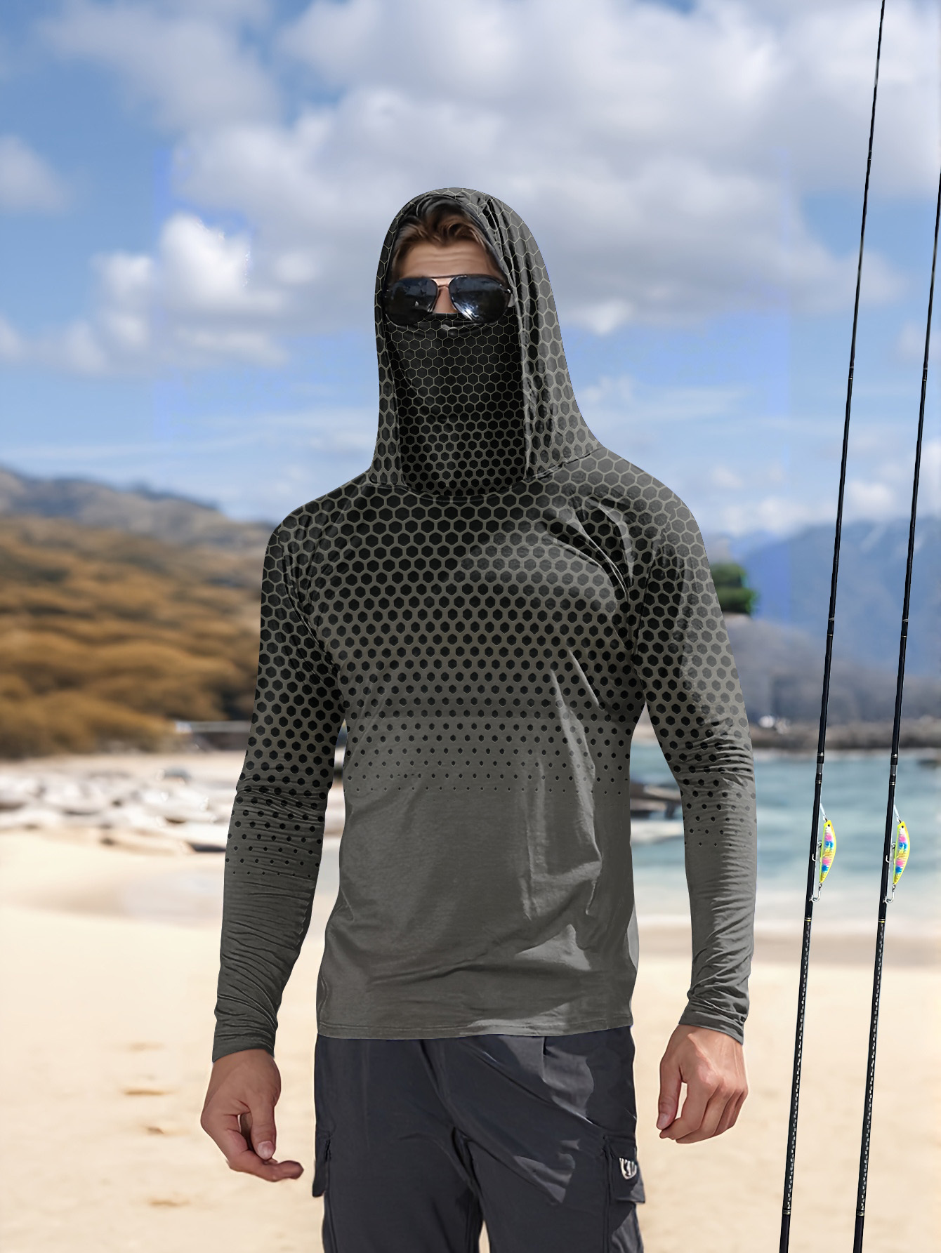 Summer Outdoor Clothing - قميص صيد رجالي صيفي بعامل حماية
