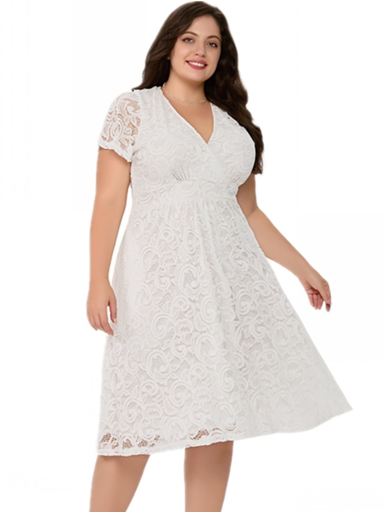 Summer Upf Clothing - فساتين دانتيل بمقاسات كبيرة من XL
