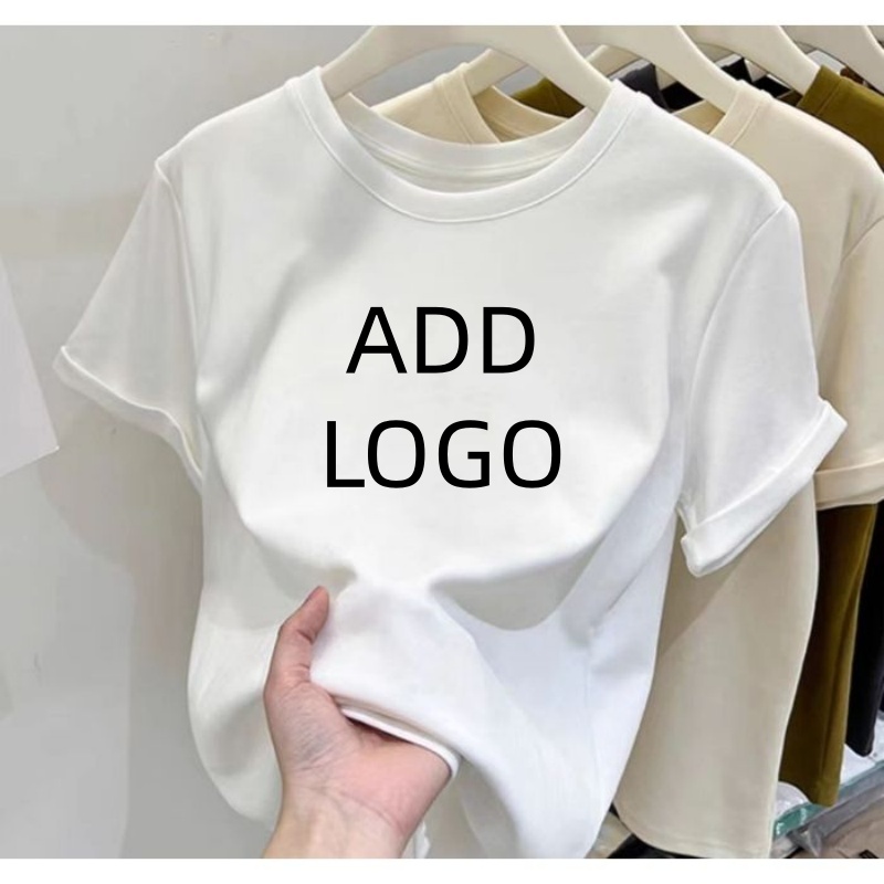Summer Clothing Wholesale - تي شيرت نسائي قطني مخصص للبيع