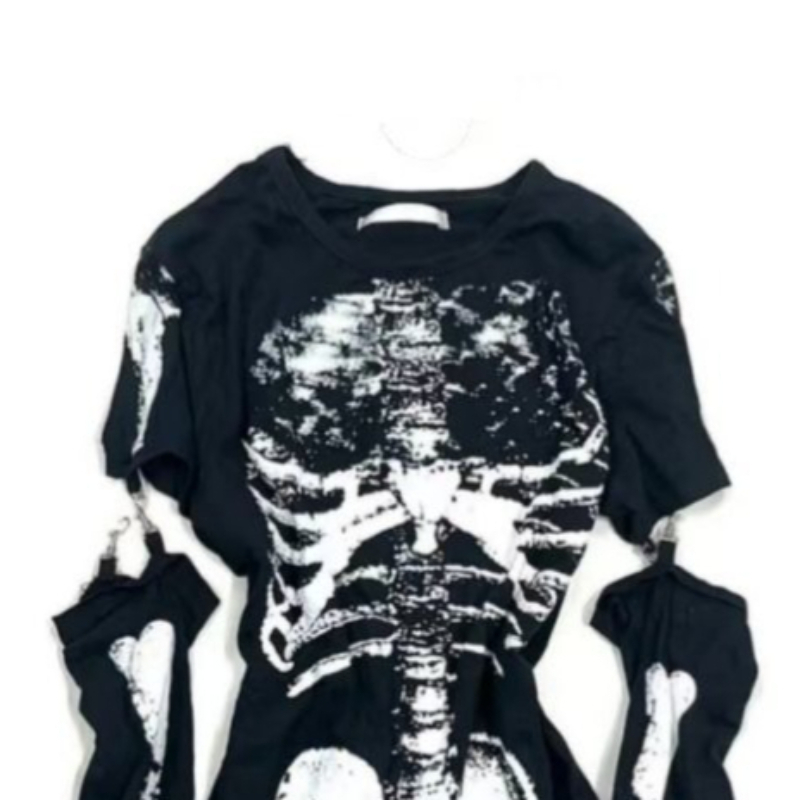 تي شيرت نسائي جديد بتصميم هيكل - مراجعة Summer Goth Clothing وسعره