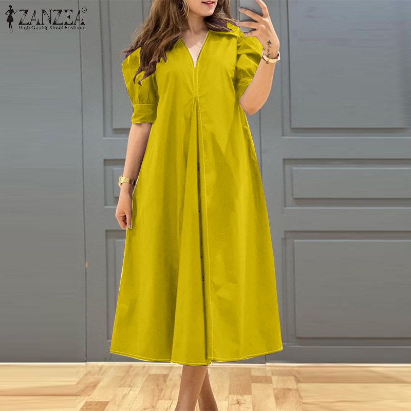 فساتين نسائية كاجوال من ZANZEA - مراجعة Summer Upf Clothing وسعره