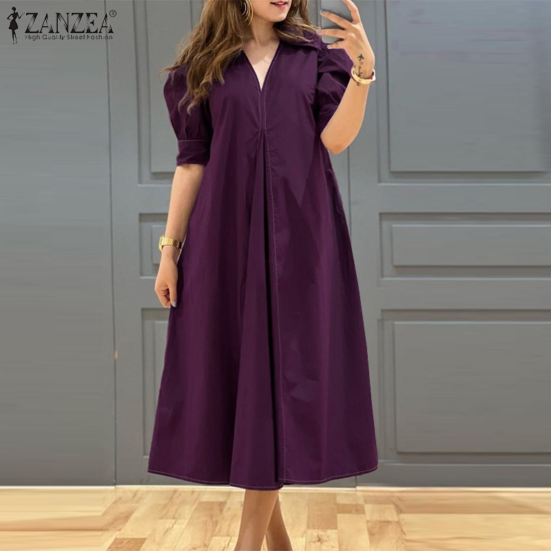 فساتين نسائية كاجوال من ZANZEA - مراجعة Summer Upf Clothing وسعره