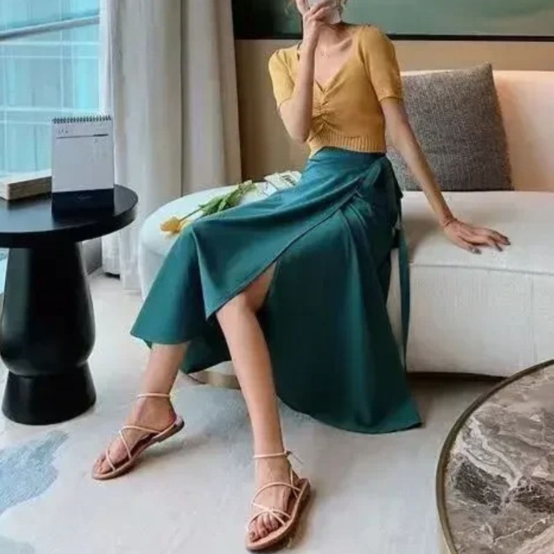 المرأة الأزهار طباعة تنورة شيف - مراجعة Sarong Pareo Wrap وسعره