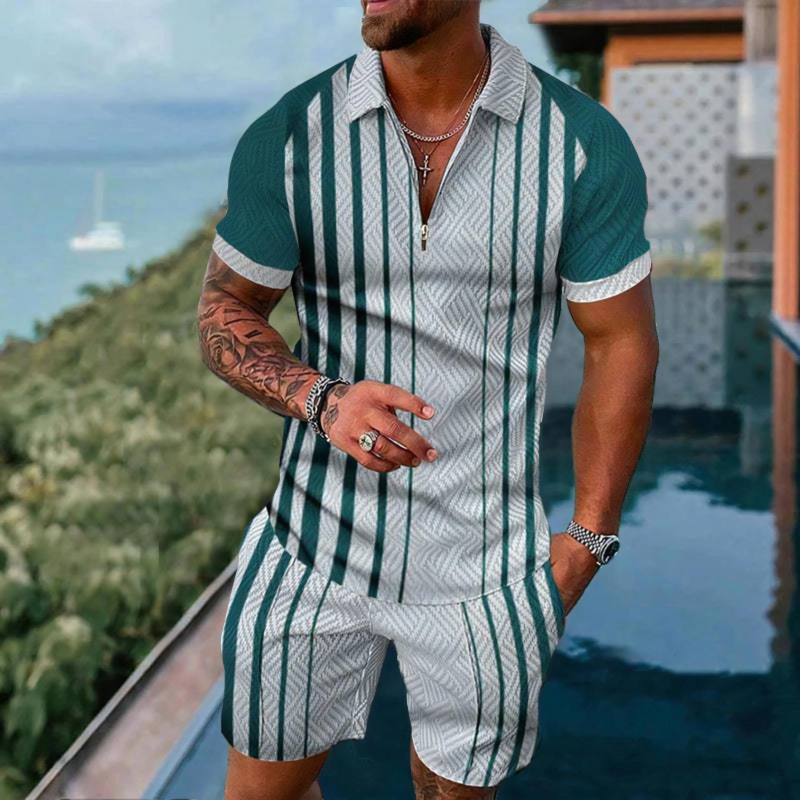 طقم قمصان بولو رجالية بأكمام ق - مراجعة Summer Clothing Styles وسعره