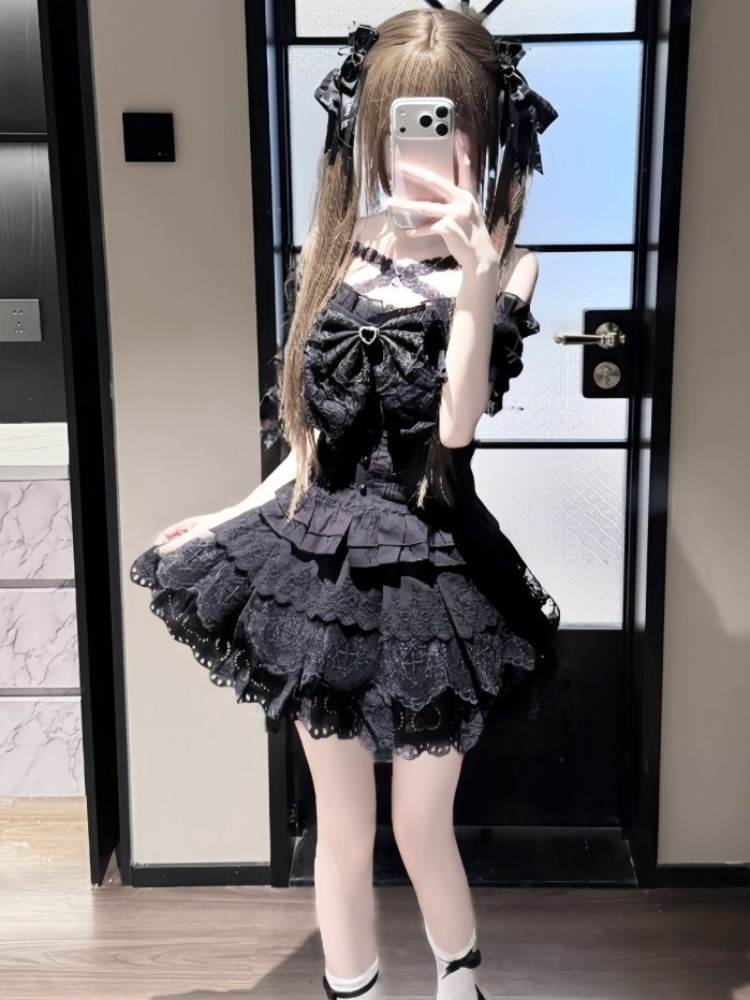 طقم نسائي صيفي جديد من قطعتين: - مراجعة Summer Goth Clothing وسعره