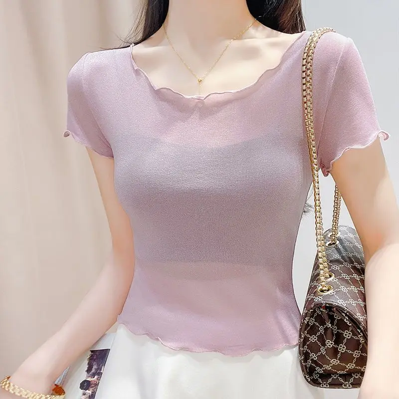 تي شيرت نسائي بأكمام قصيرة، بل - مراجعة Summer Clothing Reviews وسعره
