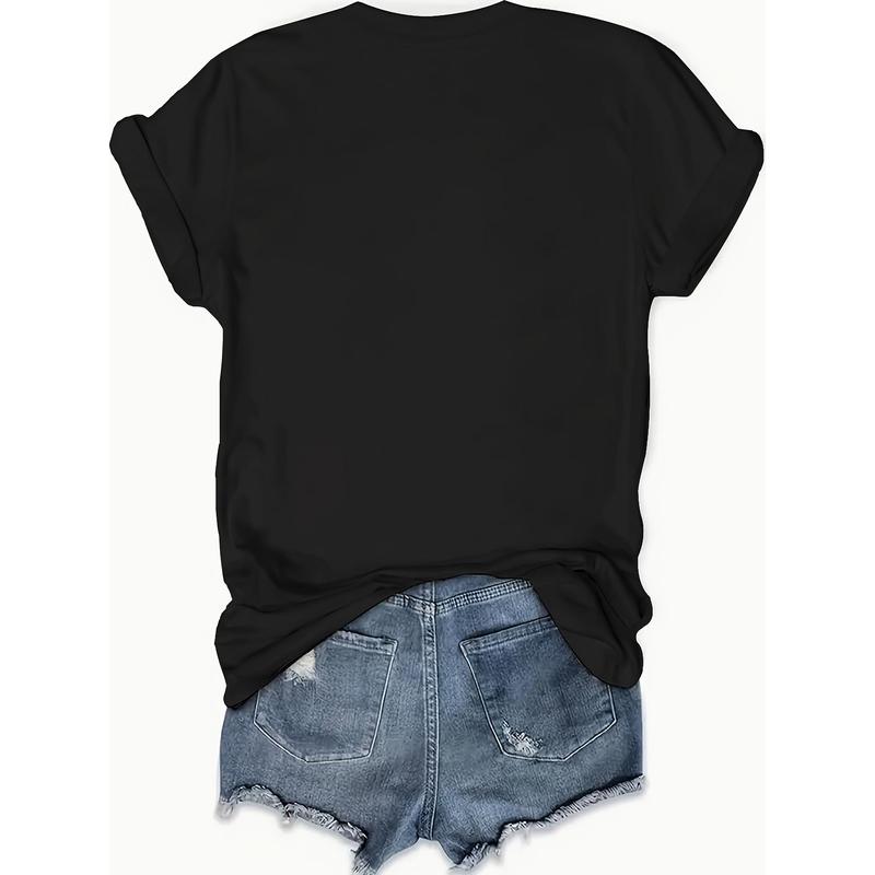 تي شيرت برقبة دائرية مطبوع علي - مراجعة Summer Clothing Words وسعره