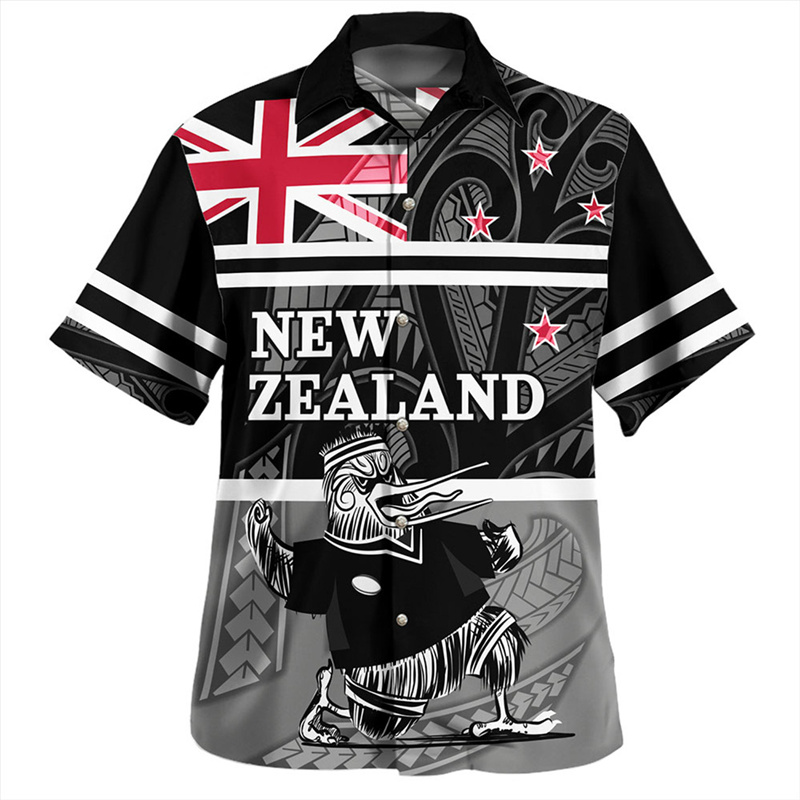 قمصان بطباعة علم الرجبي من الس - مراجعة Summer Clothing Nz وسعره