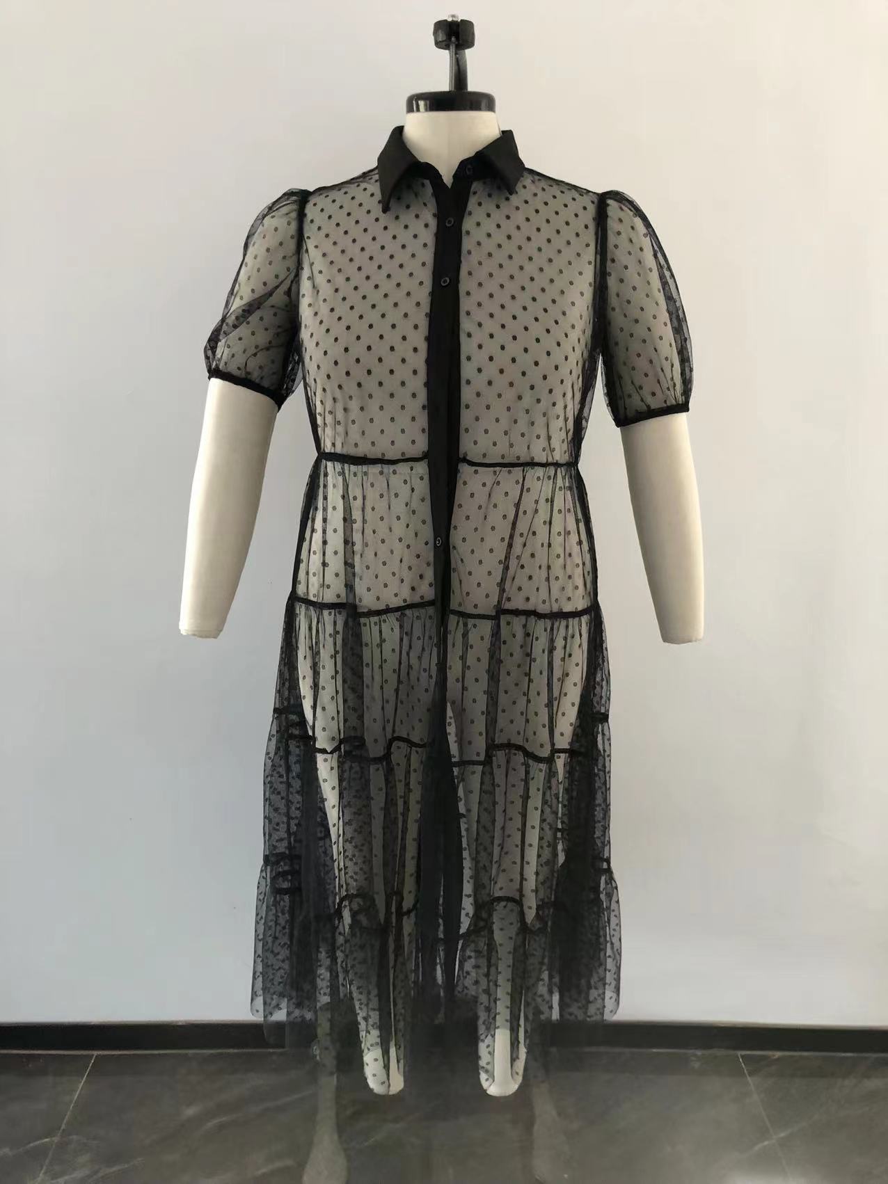 فساتين الدانتيل للنساء حجم كبي - مراجعة Summer Clothing Wholesale وسعره