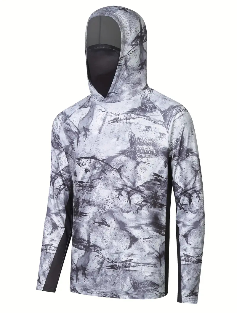 قميص رجالي طويل الأكمام بغطاء  - مراجعة Summer Outdoor Clothing وسعره
