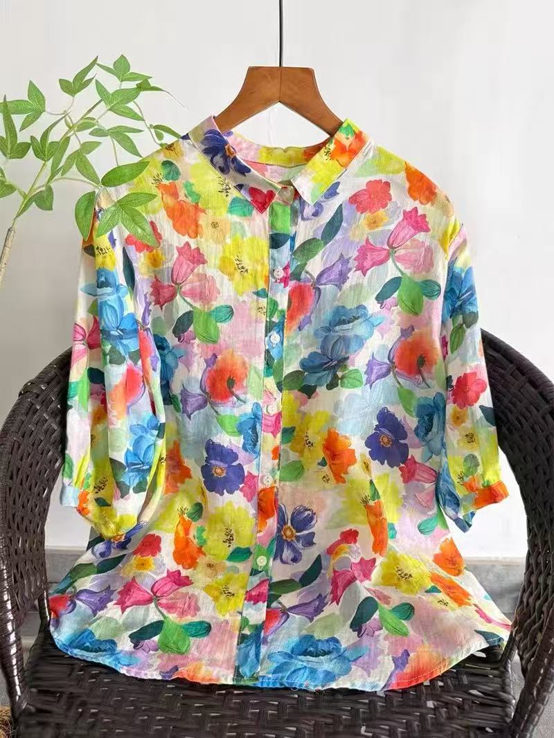 قميص نسائي من الرامي النقي لعا - مراجعة Summer Clothing In Japan وسعره